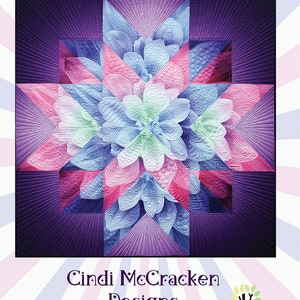 Morning Star, Quilt Pattern by Cindi McCracken Design, Dream Big , Super Nova, Hoffman Fabrics