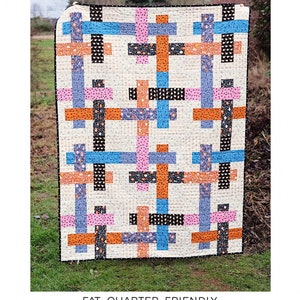 The Ella Quilt Pattern by Erica Jackman of Kitchen Table Quilting, Fat Quarter Friendly Quilt Pattern