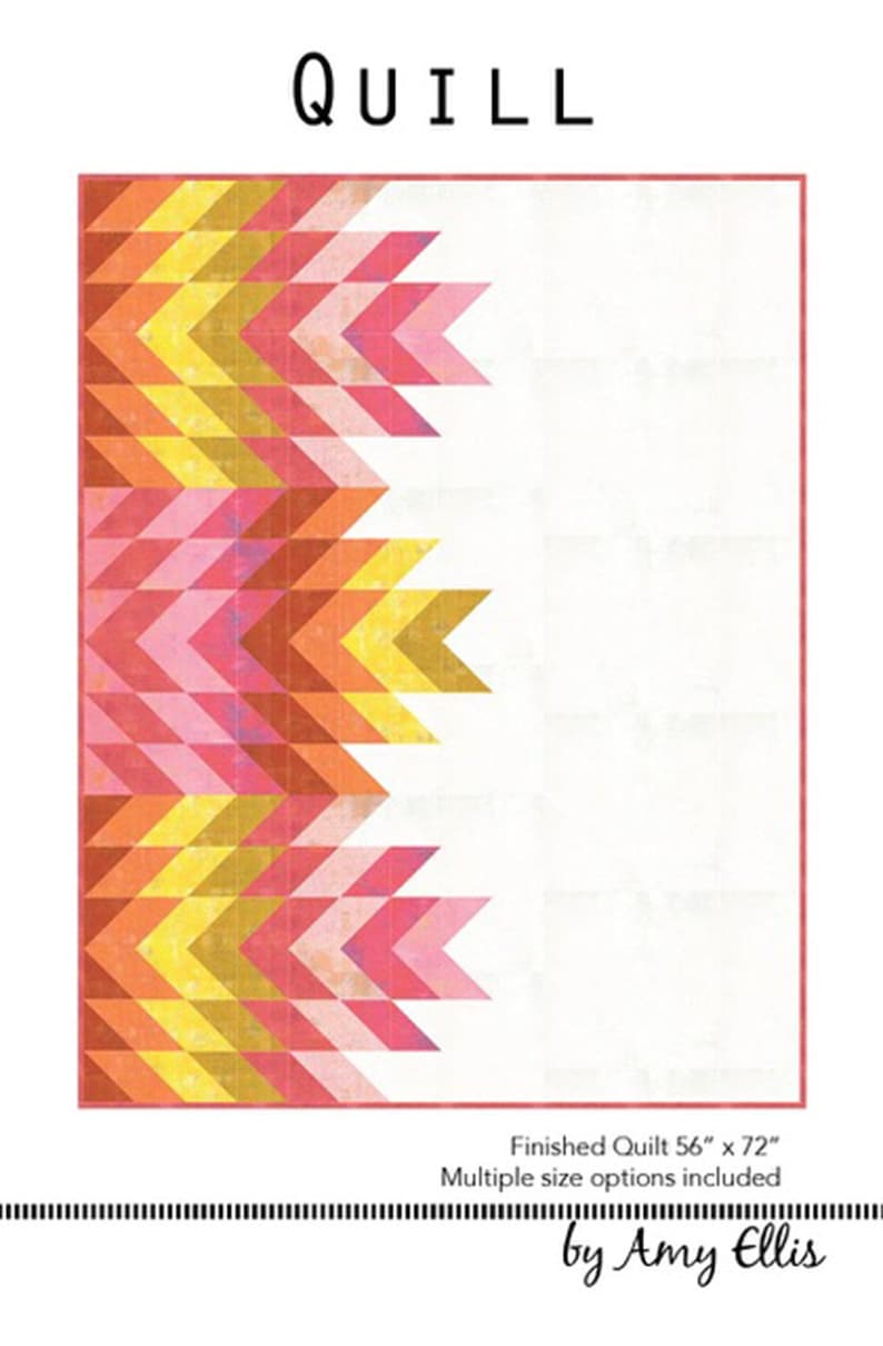 Quill Multiple Size Options Included Quilt Pattern by Amy Ellis of Amy/'s Creative Side