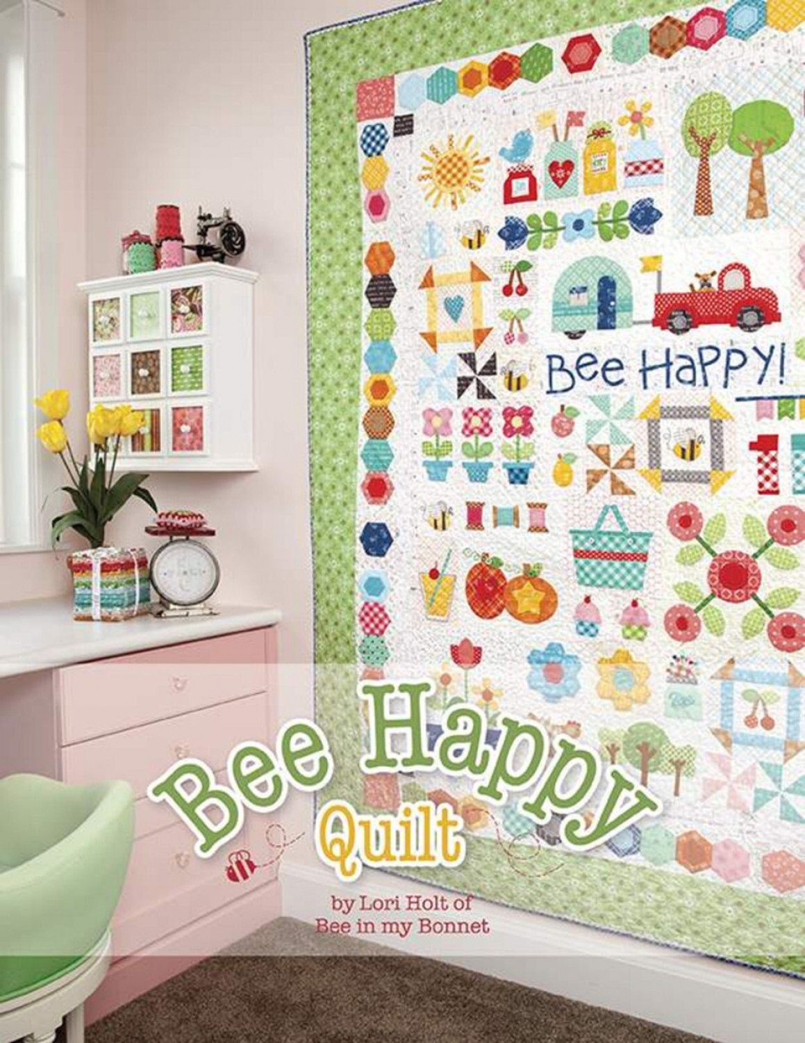 Baby Quilt Kit, Bees, Honey Bees, Flowers Floral, Happy Yellow Orange, Easy  Panel Quilt Kit, Nursery, Fun Sewing Project, New Baby Gift Diy 