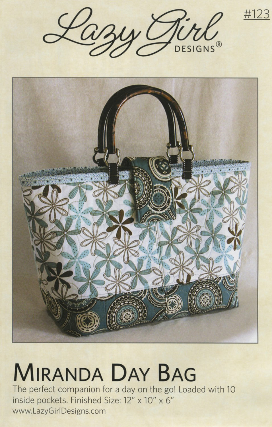 Miranda Day Bag Pattern by Joan Hawley Lazy Girl Designs Purse Etsy