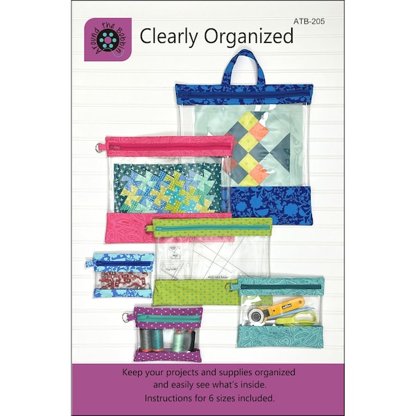 Clearly Organized Pattern, Clear Project Bag Pattern