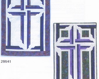 Wondrous Cross, Quilt Pattern by Deborah Bahr-Johnson of In the Dog House Designs