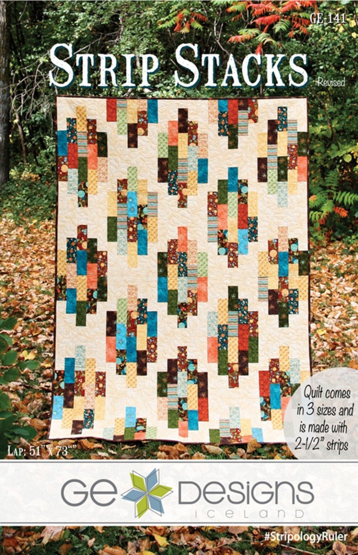 Strip Stacks Quilt Pattern by Gudrun Erla of GE Designs Fat Etsy