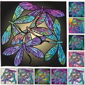 Dance of the Dragonflies Pattern , Designed by JoAnn Hoffman