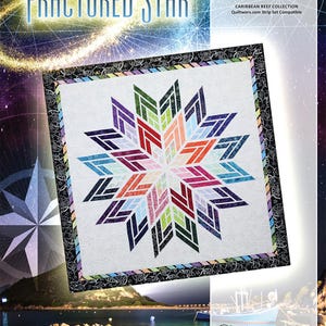 Fractured Star Quilt Pattern and Foundation Papers by Judy Niemeyer of Quiltworx, Foundation Paper Piecing Pattern