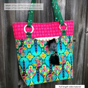 Classic Market Tote Pattern from Andrie Designs, 2 Sizes
