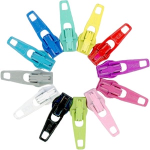 Zipper Pulls Candy Color Mix 30+,  Atkinson Designs