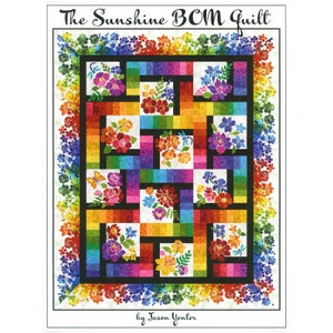 Sunshine Garden Quilt Pattern, Complete Block of the Month Pattern Set by Jason Yenter