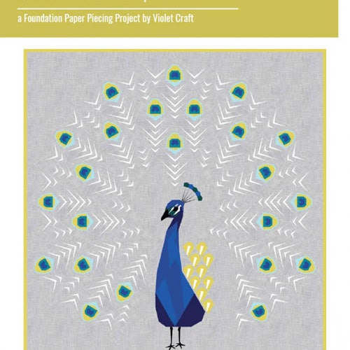 Penny Peacock Quilt Pattern Etsy