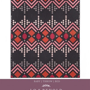 Deco Quilt Pattern by Brittany Lloyd of  Lo & Behold Stitchery