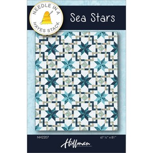 Sea Stars Quilt Pattern by Needle in a Hayes Stack