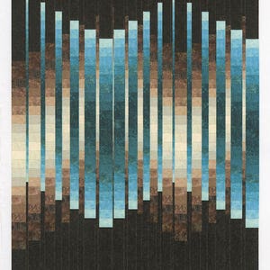 Fusion Quilt Pattern by Patti Carey, Bargello Quilt Pattern image 1