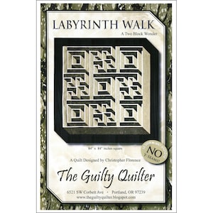 Labyrinth Walk Pattern by Christopher Florence, aka,  The Guilty Quilter