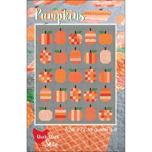 Pumpkins Quilt Pattern by Cluck Cluck Sew