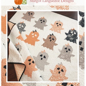 Boo! Quilt Pattern by Margot Languedoc of The Pattern Basket, Halloween Quilt Pattern