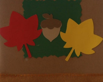Set of 10 Fall Leaves Cards
