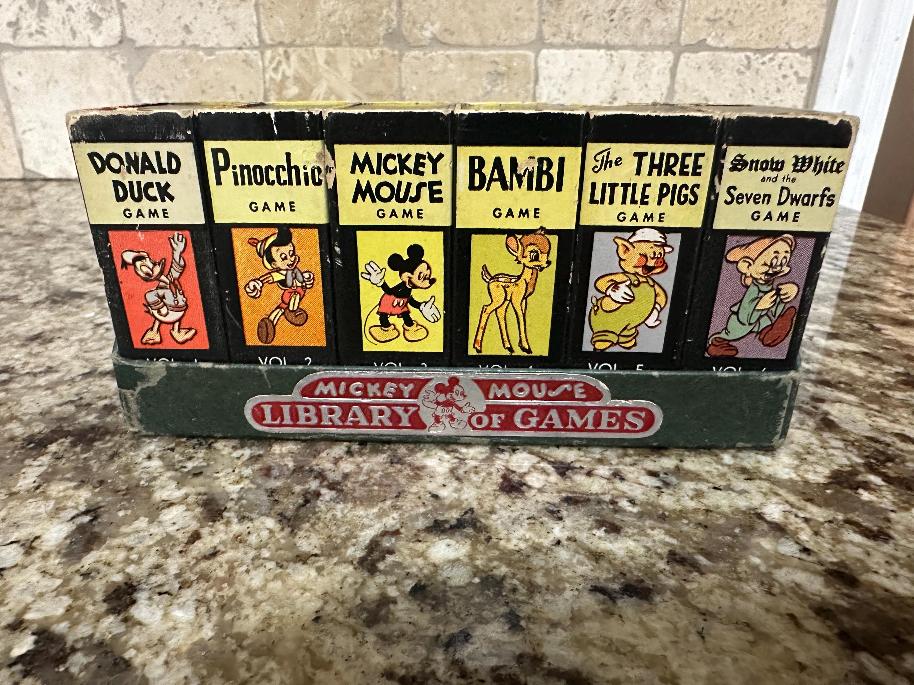 Mickey Mouse Library of Games - Etsy