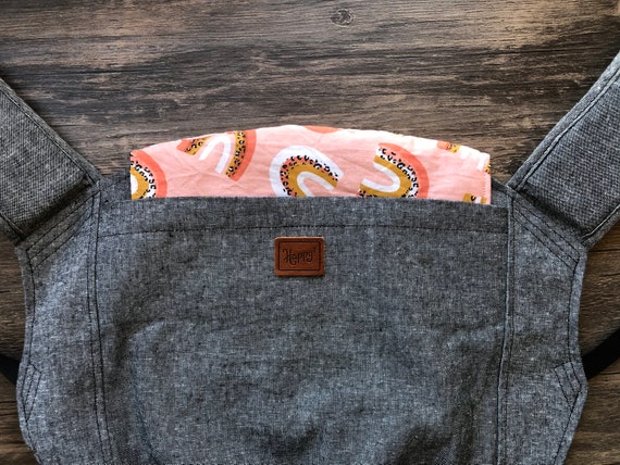 Happy Baby Carrier Drool Bib Listing Shows Examples Message for