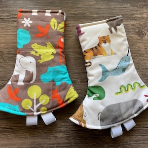 Ready to Ship Reversible Corner Suckpads for Tula Happy Baby Ergo and  Lillebaby, Reversible Jungle Zoo Animal Prints, Artipoppe
