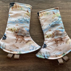 Ventosas reversibles Artipoppe para Tula Happy Baby Ergo y Lillebaby, con estampados de ciervos y aztecas, listas para enviar