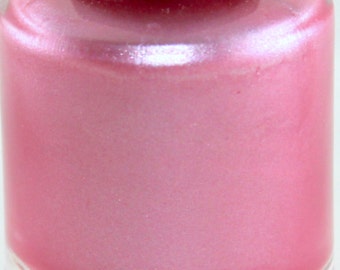 Blushing Soft Pink Pearl Nail Polish Pink Shimmery Polish Pale Pink Nails