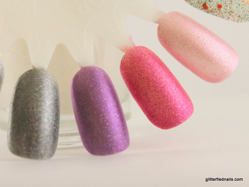 Opal Fire Iridescent Opal Glitter Nail Polish Aurora Etsy