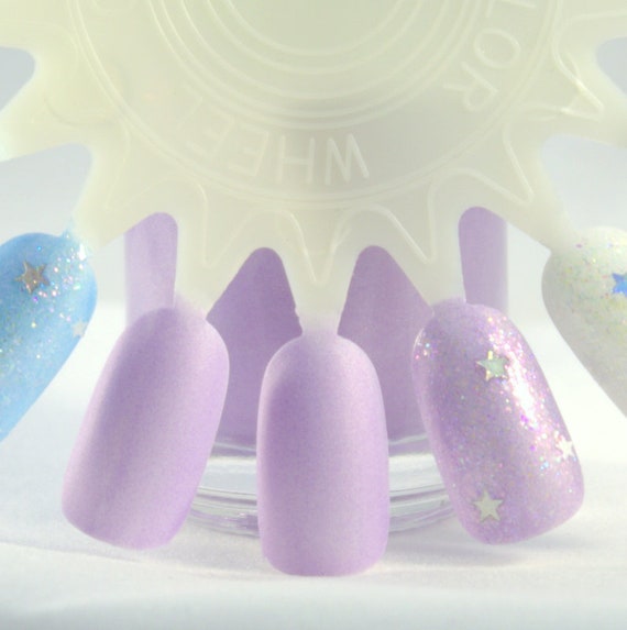 matte lavender nail polish
