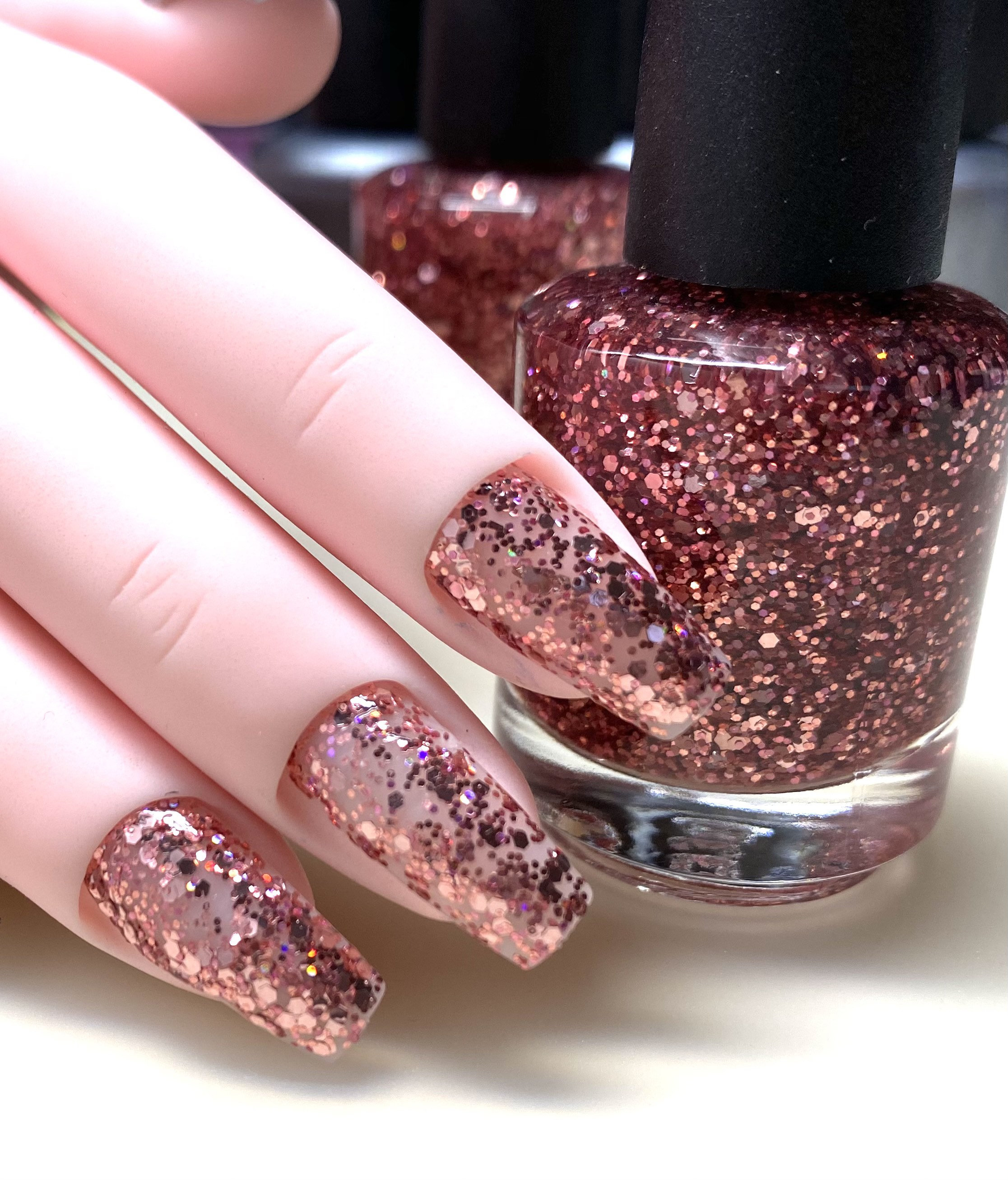 Buy Copper Rose Pink Glitter Nail Polish Pink Gold Rose Copper Online in India - Etsy Buy Copper Rose Pink Glitter Nail Polish Pink Gold Rose Copper Online in India - Etsy