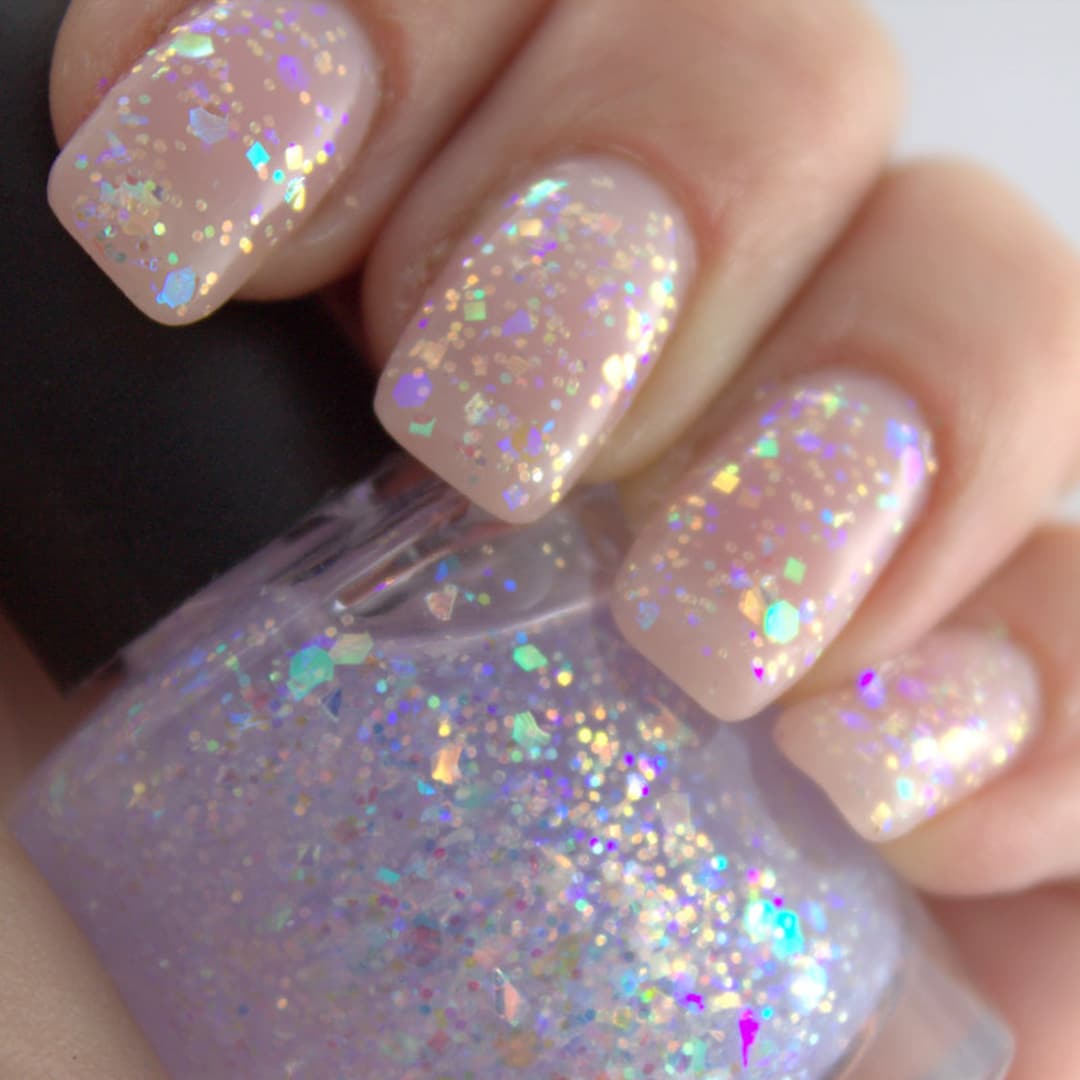 Opal Iridescent 4 Point Star Glitter - Shining Stars