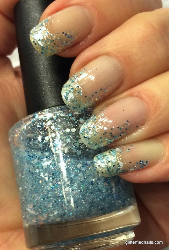 Premedicatie Petulance Verlichten Frozen Glitter Nail Polish Winter White Ice Blue Silver - Etsy