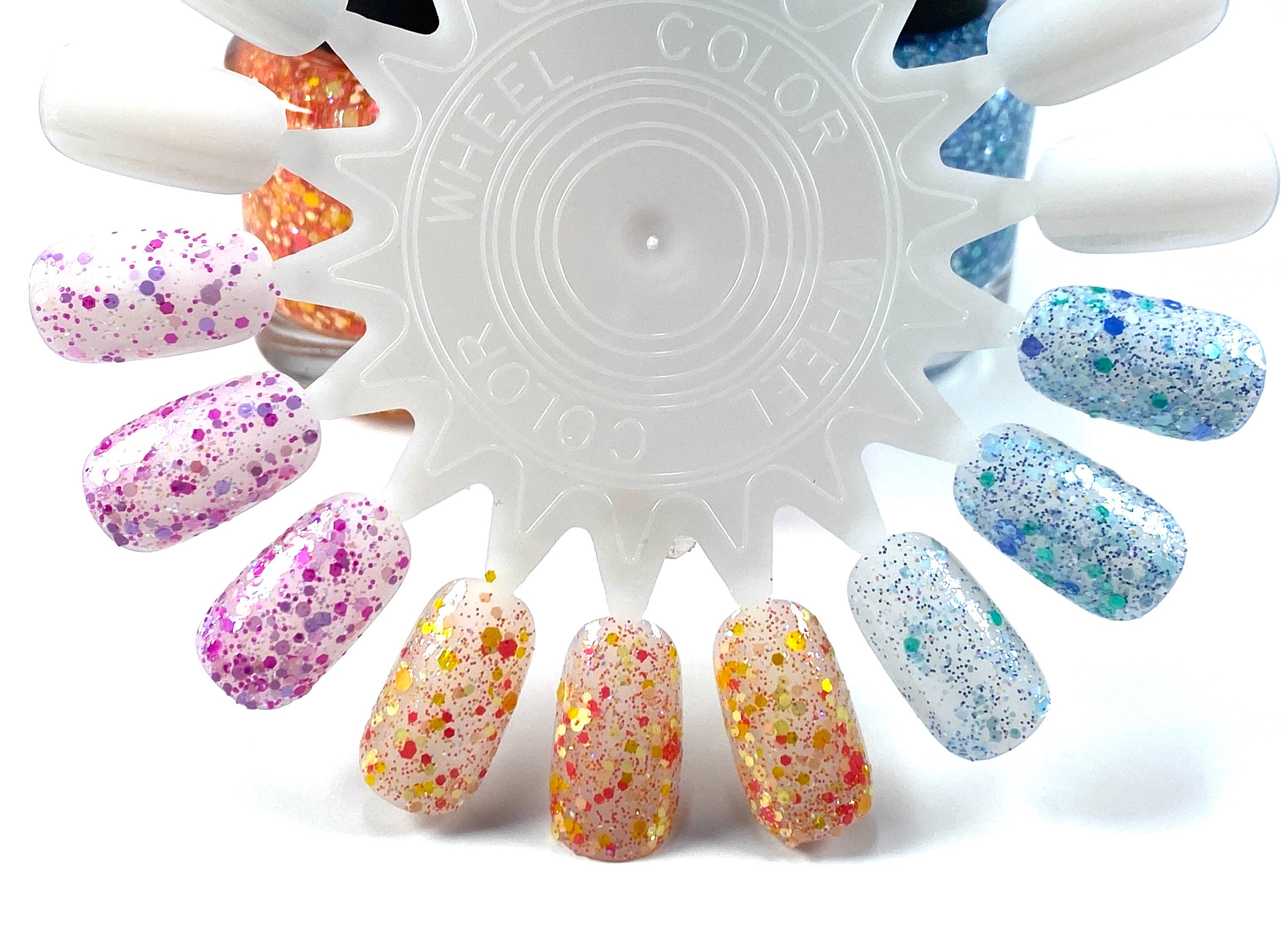 Spring Showers Glitter - Lecenté - Gel Nail Polish & Nail Art