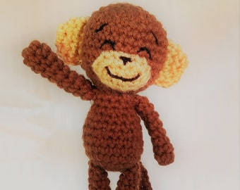 Wzór na szydełkową małpkę