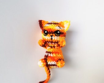 wzór na szydełkowanego kotka