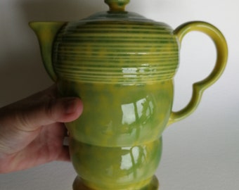 Wadeheath art deco period galleon mug