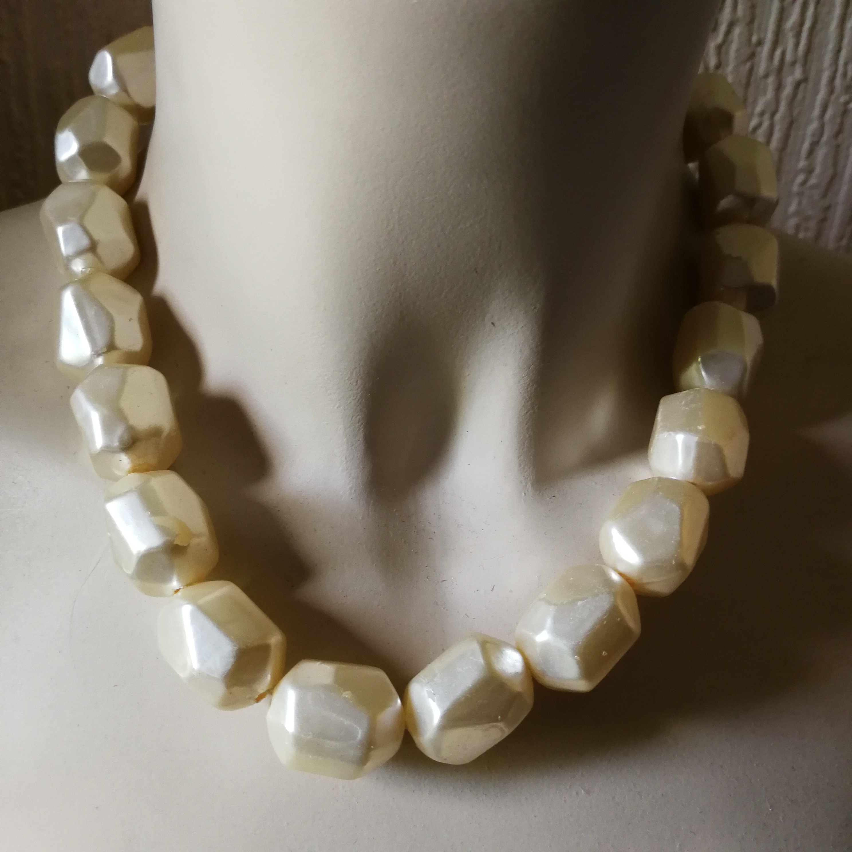 Necklace Unusual Geometric Plastic 