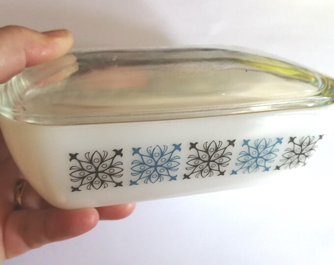 Pyrex Chelsea Pattern Vintage Retro Early Chelsea Pattern Pyrex Lidded Butter Dish - Etsy