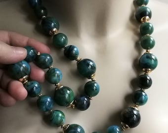 Collier de perles Charlet Origines Colors turquoise