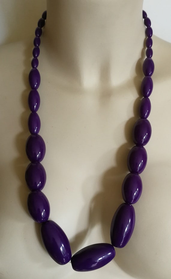 large purple beads