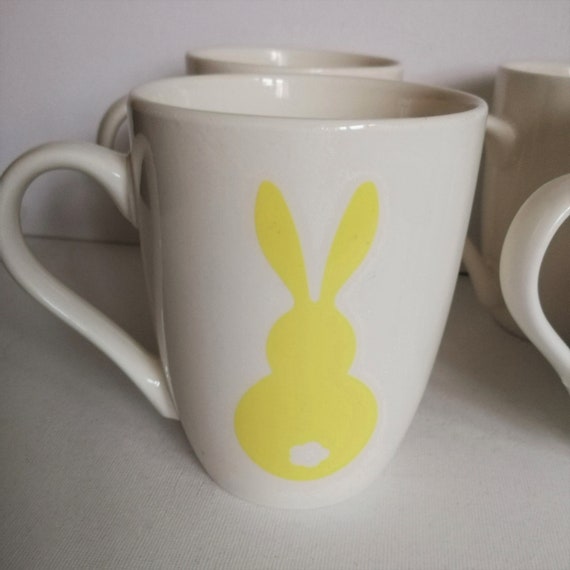 Retro Bunny Mug Ideal for Easter Choice of Colours - Etsy