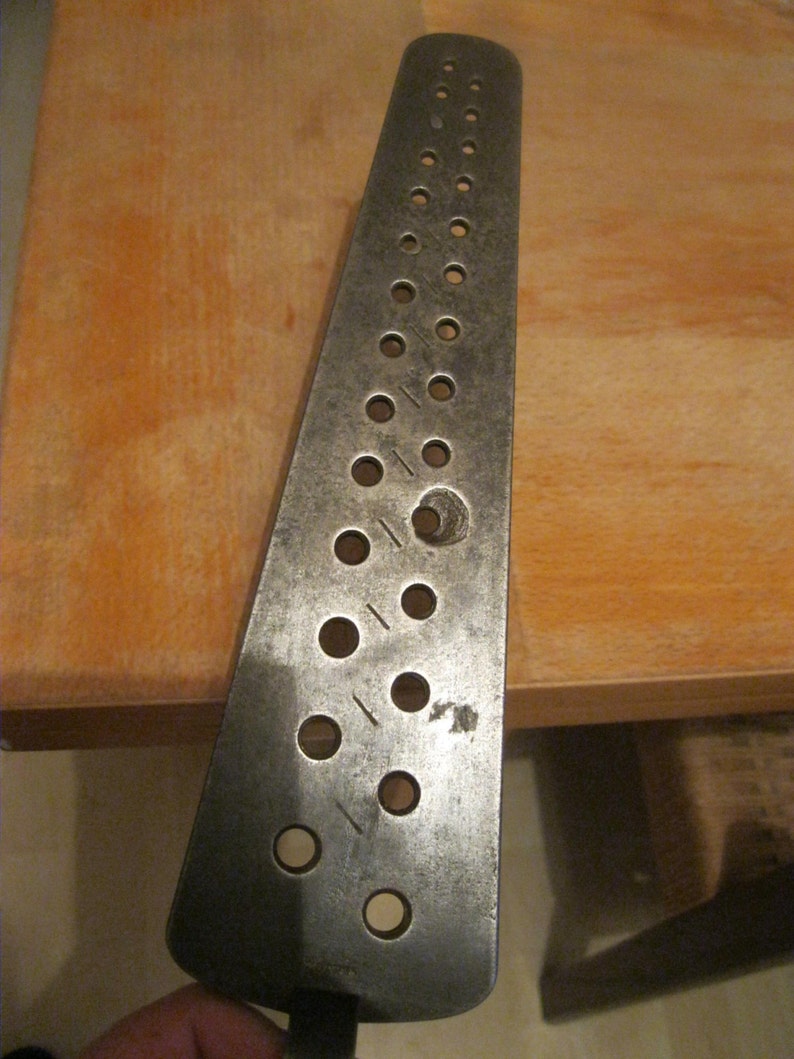 Vintage Tool Drill Size Gauge Plate 14 Inches Long Etsy
