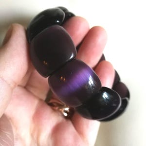 Armband - lila Stein Perlen Armband