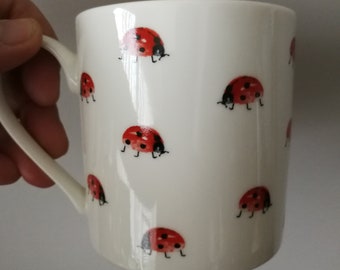 Schöne Tasse mit Marienkäfer tolles Geschenk