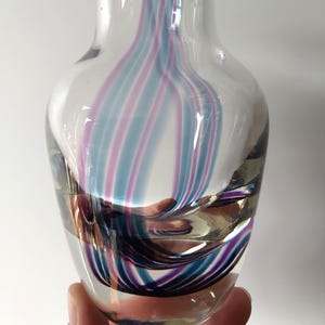 Caithness Glass Vase - Etsy UK