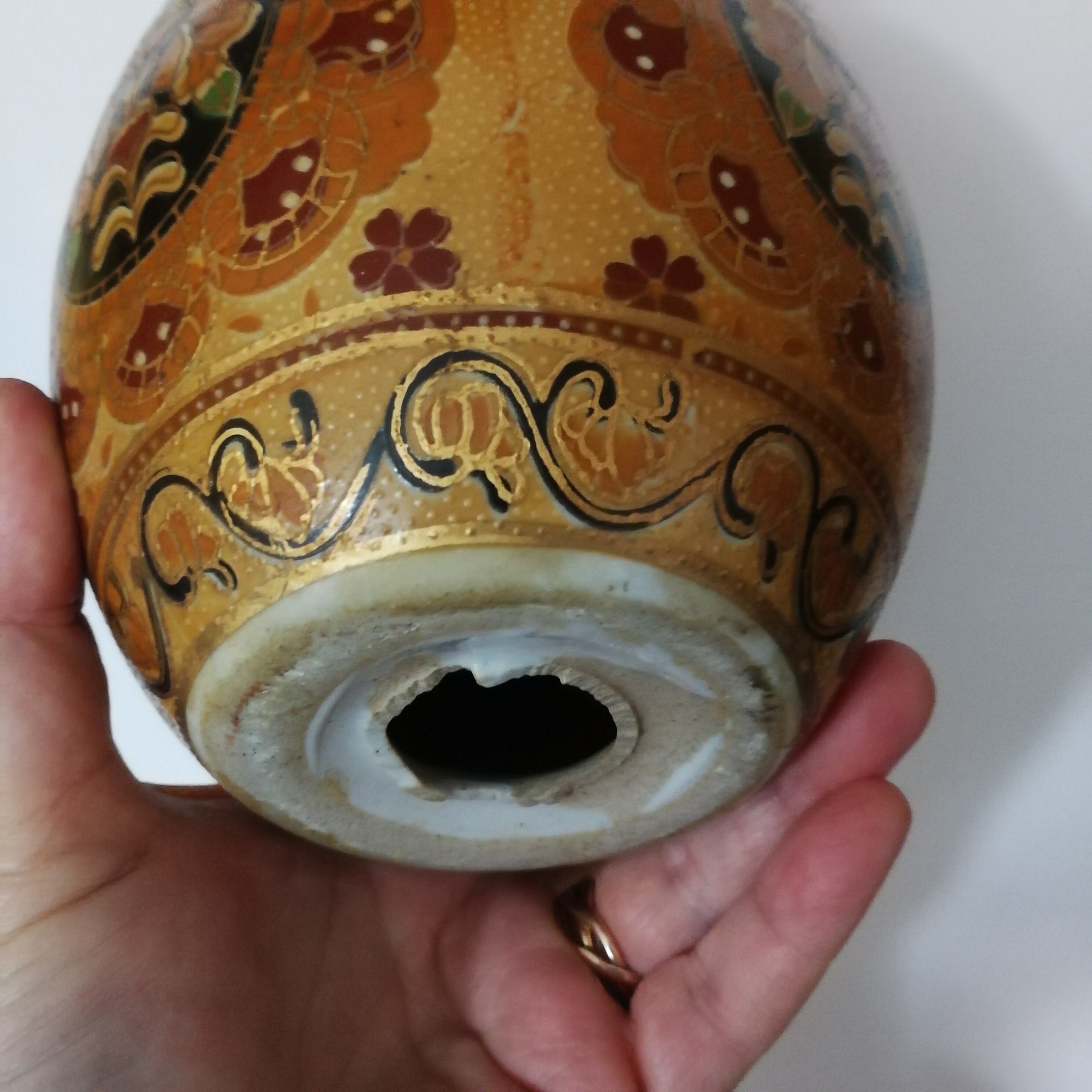 薩摩陶器 大きな中空卵 中国 手描き 中国輸出 日本装飾 盛上焼 - Etsy 日本