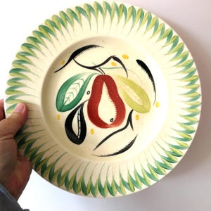 RESERVED for K Rare Susie Cooper Pompadour Pear Dinner Plate