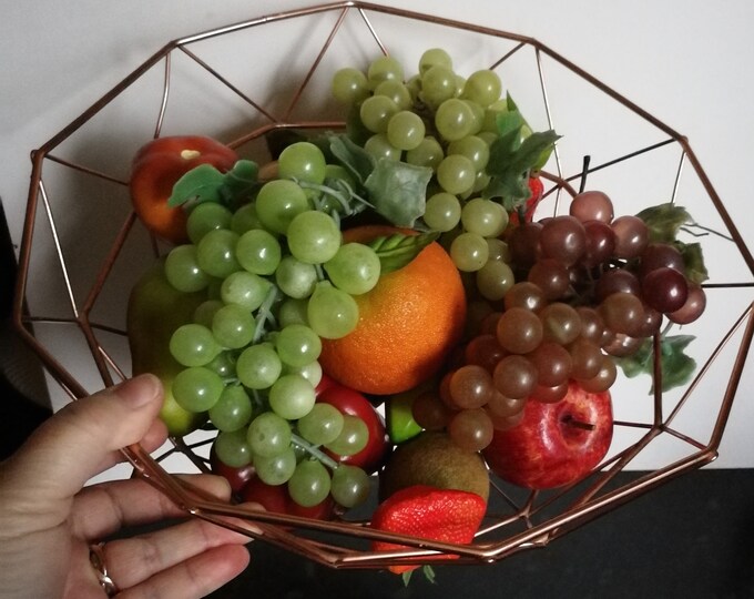 Superb Collection of Artificial Fruit and Vegetables in a Large Fruit