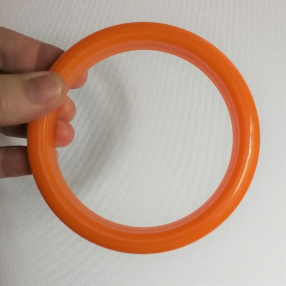 Bangle Gorgeous  and very large diameter orange a… - image 3