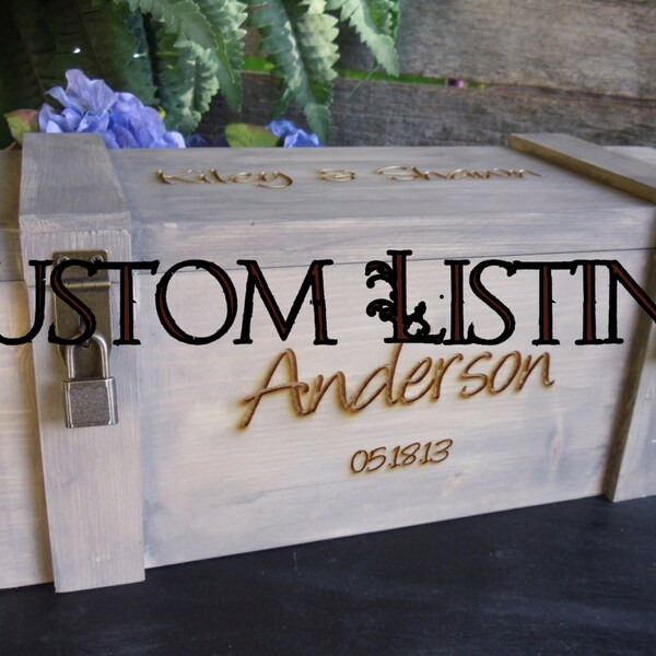 Custom Listing for Janina