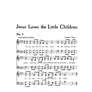 Jesus Liebt Die Kleinen Kinder Hymne Digitale Noten Home Decor Etsy